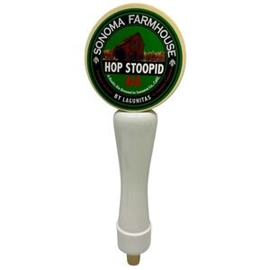 White‎  Beer Tap Handle Coconut Porter - Sonoma Farmhouse By Lagunitas 9.5" Inch